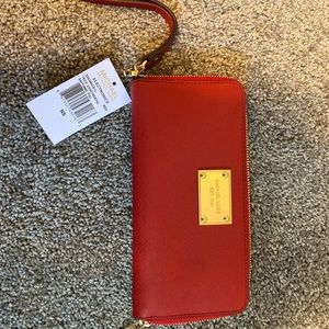 Red Michael Kors Wallet